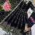 Designer black heavy zari & sequins work anarkali gown