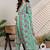 Women Floral Printed Regular Mirror Work Kurta & Trousers With Dupatta