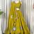 Mahendi Green Embroidery and sequins Aari mirror Silk Blend Lahenga Choli Set 