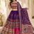 Purple Mirror Work Navratri Chaniya Choli