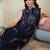Women Woven Design Embroidered Cotton Kurta with Palazzos