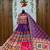 Purple Mirror Work Navratri Chaniya Choli
