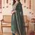 Women Ethnic Motifs Embroidered Regular Sequinned Liva Kurta with Trousers & With Dupatta