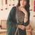 Women Ethnic Motifs Embroidered Regular Sequinned Liva Kurta with Trousers & With Dupatta