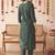 Women Ethnic Motifs Embroidered Regular Sequinned Liva Kurta with Trousers & With Dupatta