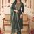 Women Ethnic Motifs Embroidered Regular Sequinned Liva Kurta with Trousers & With Dupatta