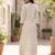 Women Ethnic Motifs Embroidered Regular Thread Work Liva Kurta with Trousers