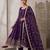 Designer jambli heavy zari & sequins work anarkali gown