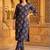 Women Floral Printed Regular Pure Cotton Kurta with Trousers