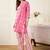 Floral Printed Thread Work Pure Cotton Kurta With Palazzos