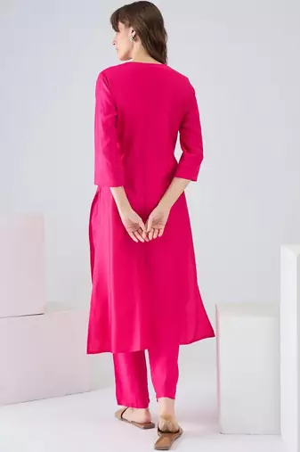 Women Regular Liva Kurta with Trousers