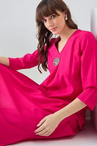 Women Regular Liva Kurta with Trousers