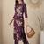Women Floral Printed Regular Kurta with Trousers