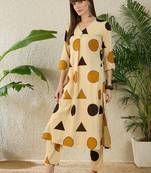 Women Printed Regular Pure Cotton Kurta with Trousers