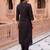 Women Regular Thread Work Kurta with Trousers