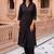 Women Regular Thread Work Kurta with Trousers