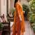 Women Ethnic Motifs Printed Regular Thread Work Kurta with Trousers & With Dupatta