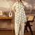 Geometric Printed Shirt Collar A-Line Kurta With Trousers