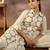 Geometric Printed Shirt Collar A-Line Kurta With Trousers