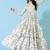 Women Floral Printed Thread Work Floral Anarkali Kurta