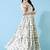 Women Floral Printed Thread Work Floral Anarkali Kurta