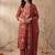 Women Floral Embroidered Regular Mirror Work Kurta with Trousers & With Dupatta