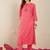 Women Leheriya Printed Regular Kurta with Trousers