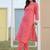 Women Leheriya Dyed Regular Sequinned Kurta with Trousers