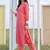 Women Leheriya Dyed Regular Sequinned Kurta with Trousers