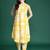 Geometric Printed Pleated Pure Cotton Kurta with Trousers