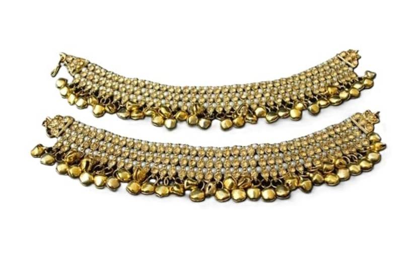 perfect bridal anklets with ghungroos