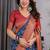 Blue Color digital floral prints And zari woven Work Linen Saree