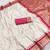 White soft banarasi silk saree with zari weaving meenakari design