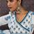 Women Floral Printed Angrakha Pure Cotton Kurta with Trousers