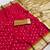 Red  soft banarasi silk saree with zari weaving meenakari design
