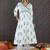 Women Floral Printed Angrakha Pure Cotton Kurta with Trousers