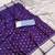 Purple soft banarasi silk saree with zari weaving meenakari design
