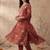 Women Floral Embroidered Regular Mirror Work Kurta with Trousers & With Dupatta