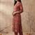 Women Floral Embroidered Regular Mirror Work Kurta with Trousers & With Dupatta