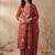 Women Floral Embroidered Regular Mirror Work Kurta with Trousers & With Dupatta