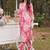 Women Floral Printed Regular Kurta with Trousers