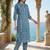 Women Printed Regular Pure Cotton Kurta with Trousers