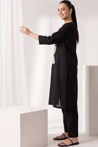 Women Ethnic Motifs Regular Kurta with Trousers