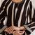 Women Striped Printed Beads and Stones Kurta with Palazzos