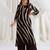 Women Striped Printed Beads and Stones Kurta with Palazzos