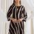 Women Striped Printed Beads and Stones Kurta with Palazzos