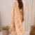 Women Floral Printed Angrakha Pure Cotton Kurta with Trousers & With Dupatta