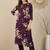 Women Floral Printed Regular Kurta with Trousers