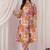 Women Floral Printed Regular Pure Cotton Kurta with Trousers