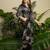 Women Black Viscose Rayon Floral Printed Regular Kurta with Trousers Set